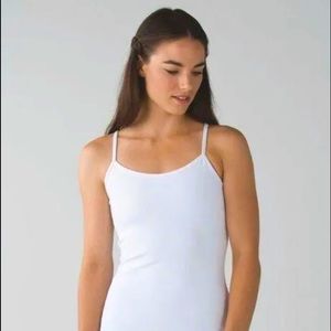 Lululemon power y tank in white